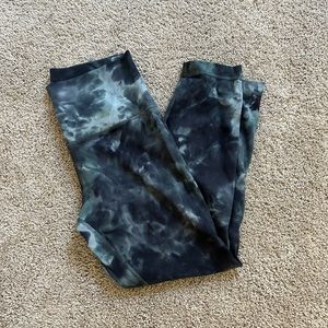 lululemon align 23” leggings diamonddye silver blue tidewater teal graphite grey